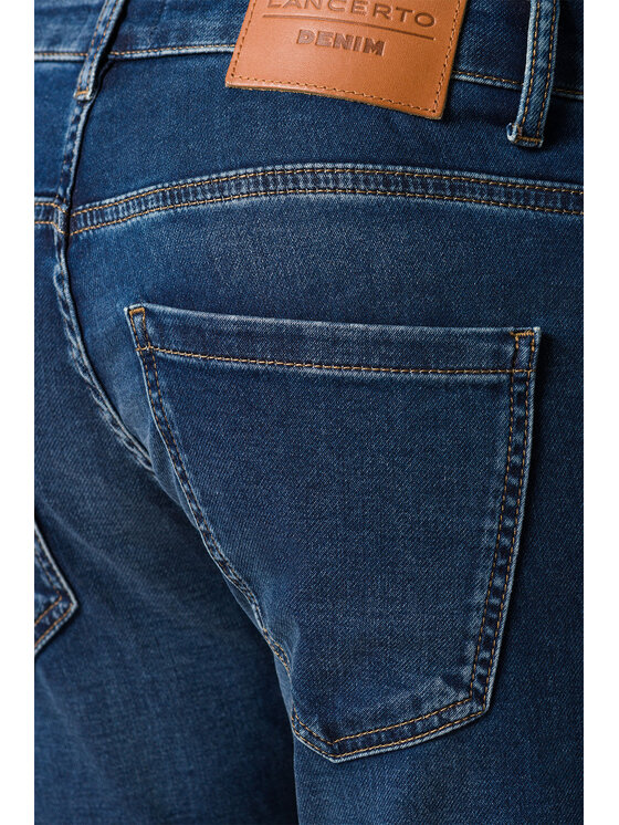 Lancerto Lancerto Jeansy Aidan SP113222000009 Granatowy Slim Fit