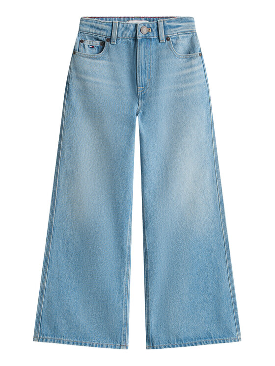 Tommy Hilfiger Tommy Hilfiger Farmer KG0KG08963 Kék Wide Leg