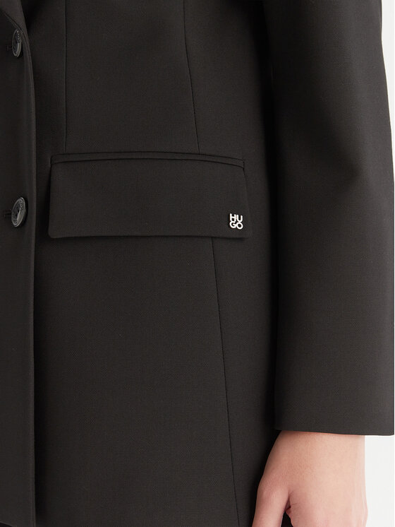 HUGO HUGO Sakko Amelora 50547694 Schwarz Oversize