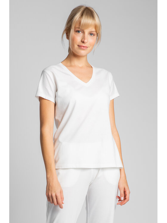 LaLupa LaLupa Piżama LA141 Écru Comfort Fit