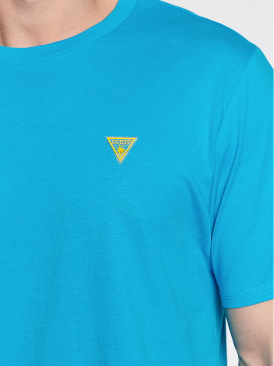 T-shirt F3GI00 K8HM0 Blu Regular Fit