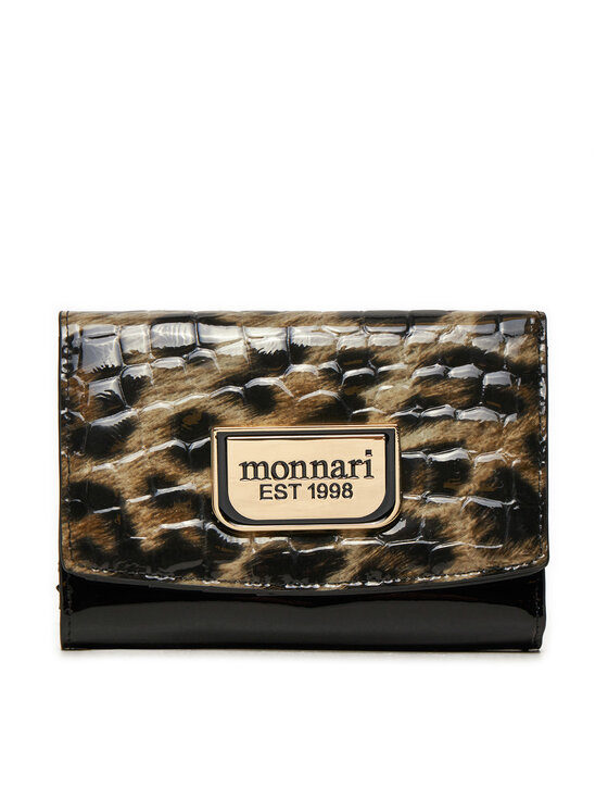 Monnari Monnari Portafoglio grande da donna PURIMP0-24Z-PUR0171-KM20D000-R00 Nero