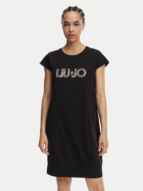 Liu Jo Beachwear Liu Jo Beachwear Kasdieninė suknelė VA6212 JS003 Juoda Regular Fit