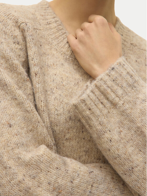 Vero Moda Vero Moda Svetr Ingrid 10331365 Béžová Regular Fit