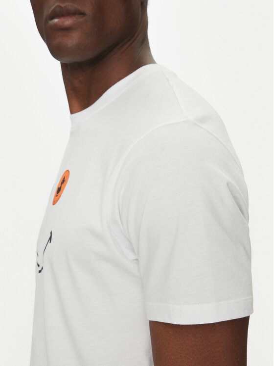 Save The Duck Save The Duck T-Shirt DT1197M BESY20 Biały Regular Fit