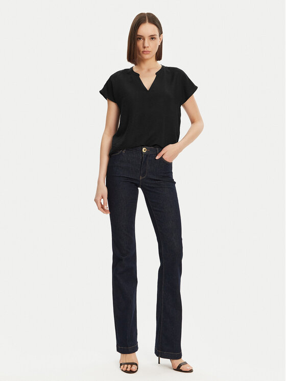 JDY JDY Bluzka Pepper 15349346 Czarny Regular Fit