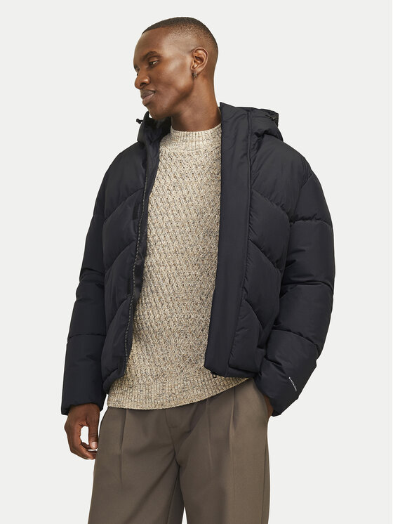 Jack&Jones Jack&Jones Зимно яке World 12259850 Черен Regular Fit
