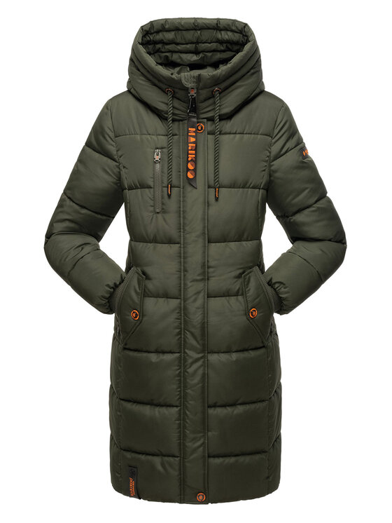 Marikoo Marikoo Kurtka zimowa Yuikoo Zielony Regular Fit