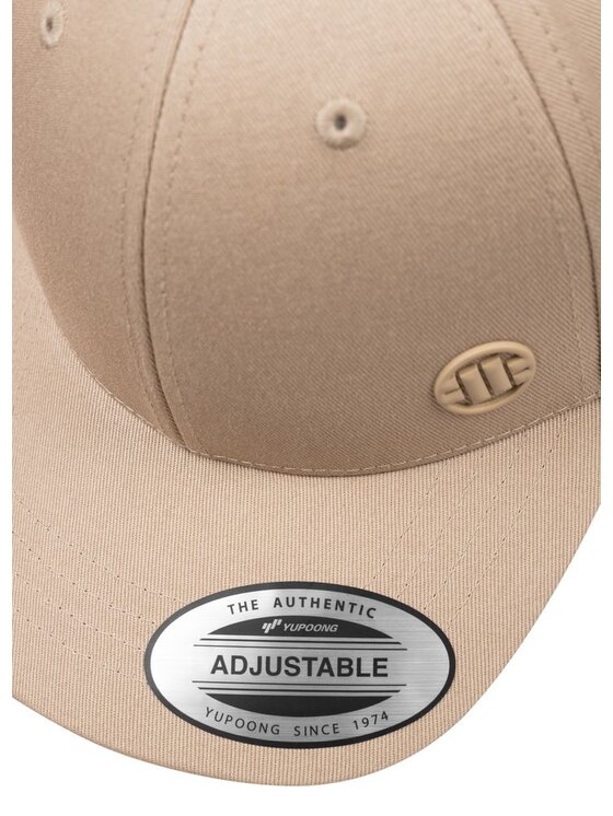 PITBULL PITBULL Czapka z daszkiem Czapka Snapback Youth Small logo uniwersalny Beżowy