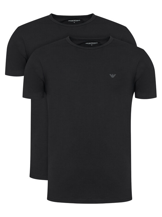 Emporio Armani Underwear Emporio Armani Underwear Komplekt kahest t-särgist EM000391 AF14132 MC005 Must Regular Fit