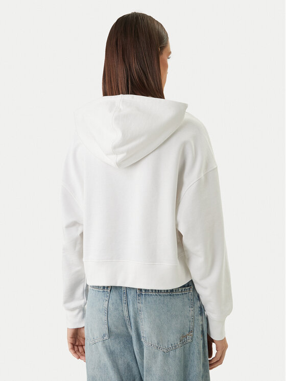 Guess Jeans Guess Jeans Felpa W6RQ00 K68I4 Bianco Relaxed Fit