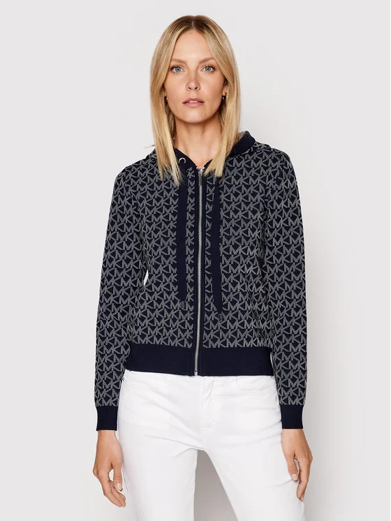 MICHAEL Michael Kors Sweatshirt MS2601L5KZ Dunkelblau Regular Fit