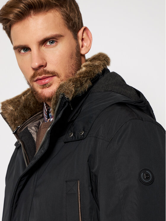 Bugatti Bugatti Parka 672813 69034 Melns Regular Fit