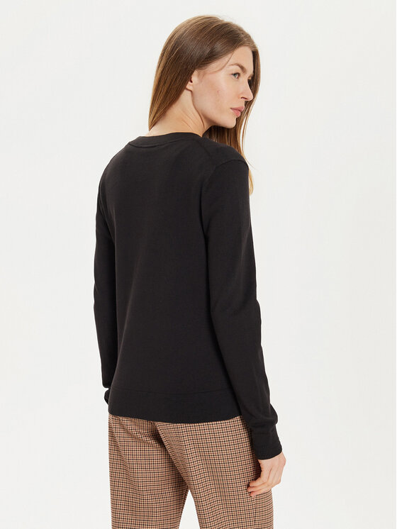 Tommy Hilfiger Tommy Hilfiger Πουλόβερ WW0WW44984 Μαύρο Regular Fit