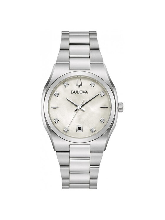 Bulova bulova Zegarek 96P218 Srebrny