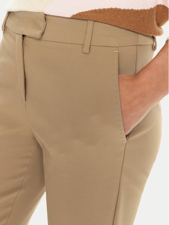Marella Marella Chino hlače Incom 2423136041 Rjava Regular Fit