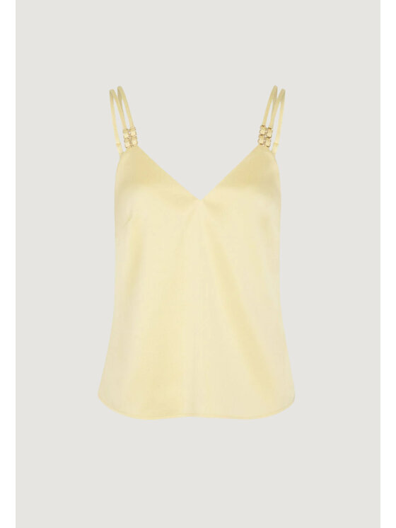 Morgan De Toi Morgan De Toi T-shirt BRASSIERE Giallo Casual Fit