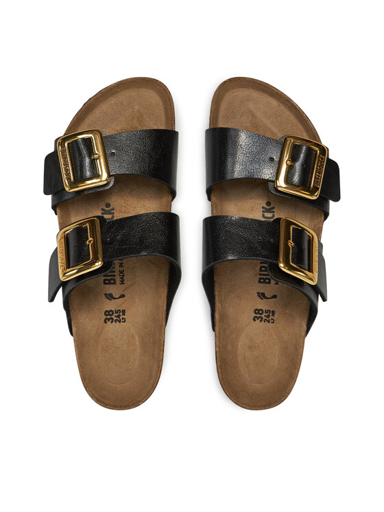 Birkenstock Birkenstock Iešļūcenes Sydney Cushion Buckle 1029457 Melns