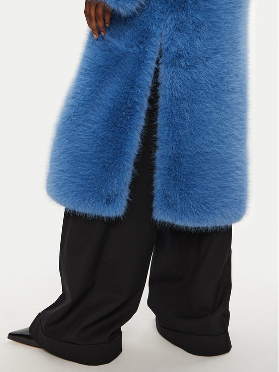 YES LONDON YES LONDON Pelliccia ECO/024 Blu Regular Fit