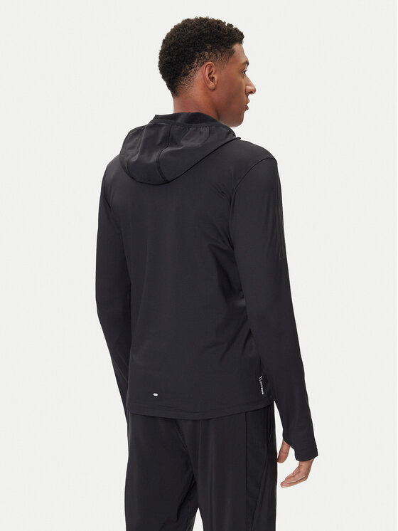 adidas adidas Bluză tehnică Own The Run Winterized JN6378 Negru Slim Fit