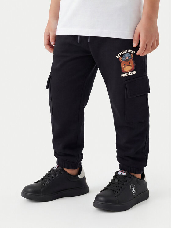 Beverly Hills Polo Club Pantaloni trening P-SS26B-TF0136 Bleumarin Regular Fit