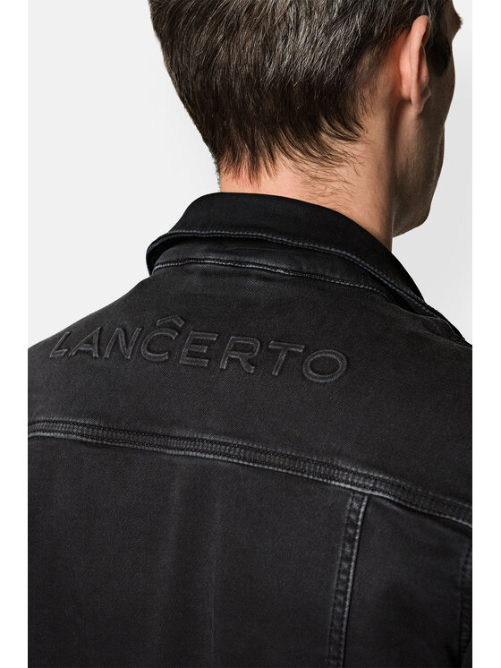 Lancerto Lancerto Kurtka jeansowa Rinus KU113222000002 Czarny Regular Fit