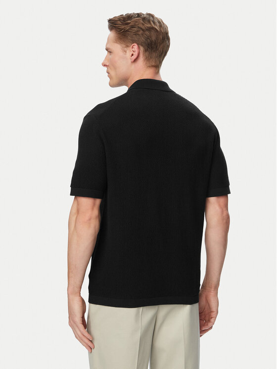 Calvin Klein Calvin Klein Polo särk LV04LG313G Must Regular Fit