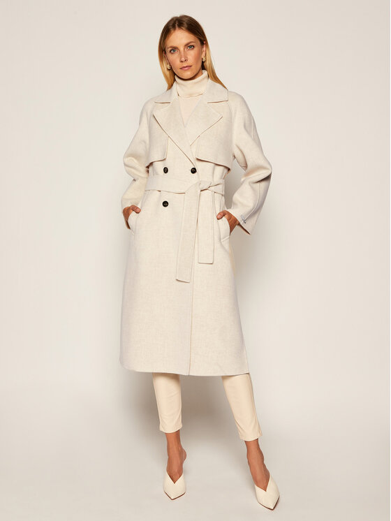 Marella Marella Trench Estro 30160106 Bej Regular Fit