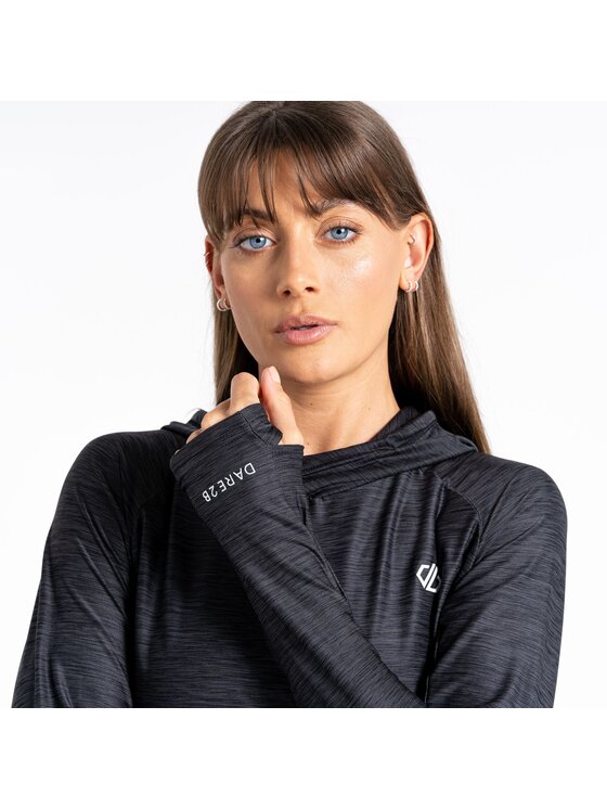 Dare2B Dare2B Bluza The Laura Whitmore Edit Sprint City Czarny Long Fit