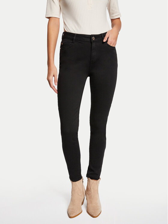 Morgan Džínsy 241-POLIA Čierna Skinny Fit