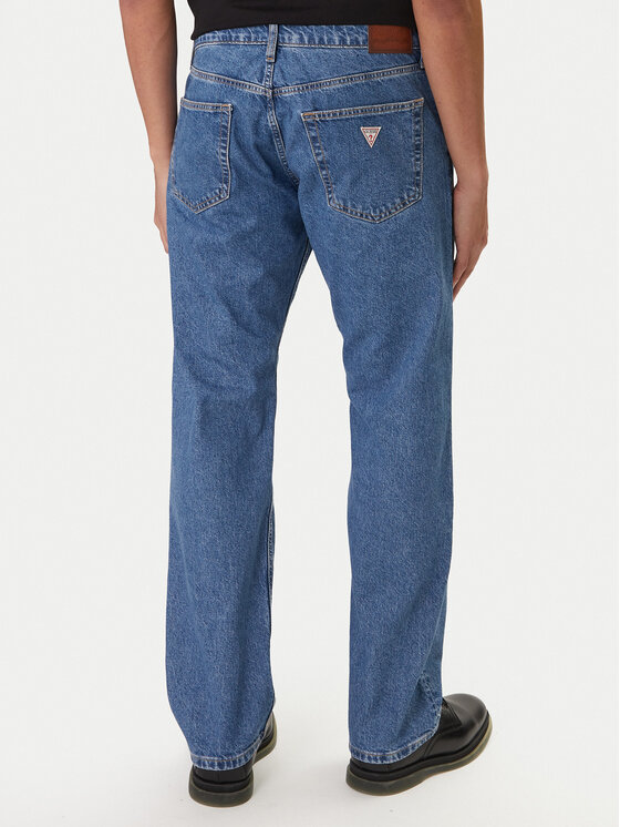 Guess Jeans Guess Jeans Farmer M5YA1B D633A Kék Straight Fit