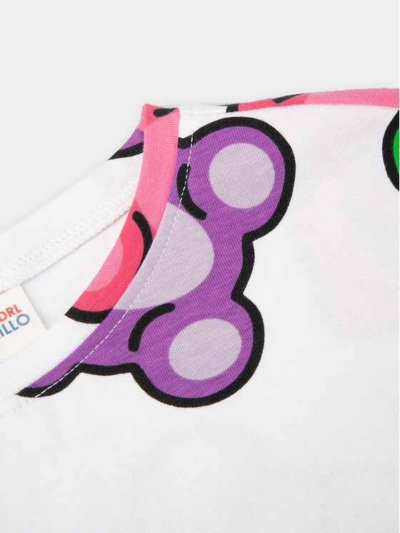 Coccodrillo Coccodrillo Tricou WC4143202JPK Alb Regular Fit