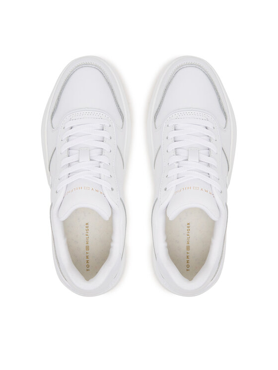 Tommy Hilfiger Tommy Hilfiger Sneakersy Patent Platform FW0FW08819 Biały