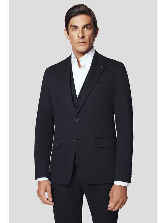 Lancerto Lancerto Marynarka Terlizzi MA131224000007 Czarny Slim Fit