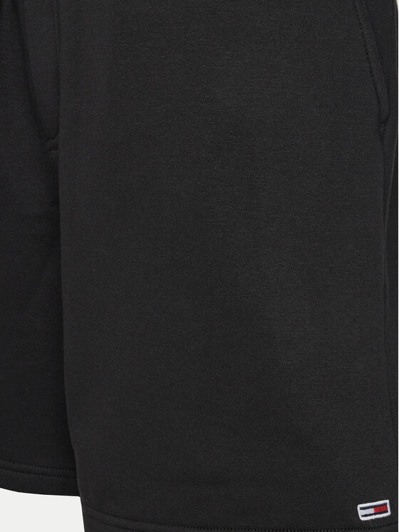 Tommy Jeans Tommy Jeans Sportske kratke hlače Flag Beach DM0DM21931 Crna Regular Fit