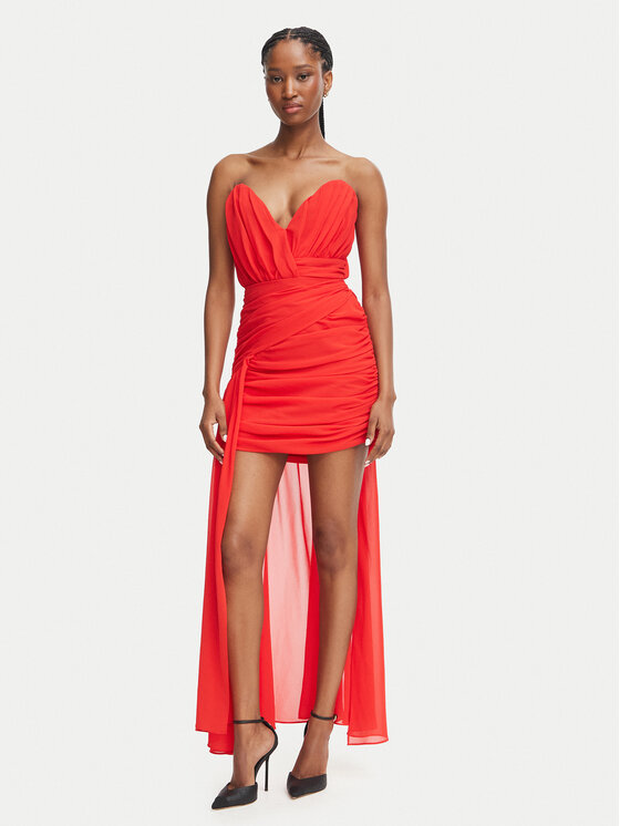 Bardot Koktel haljina Remalia 60555DB Crvena Slim Fit