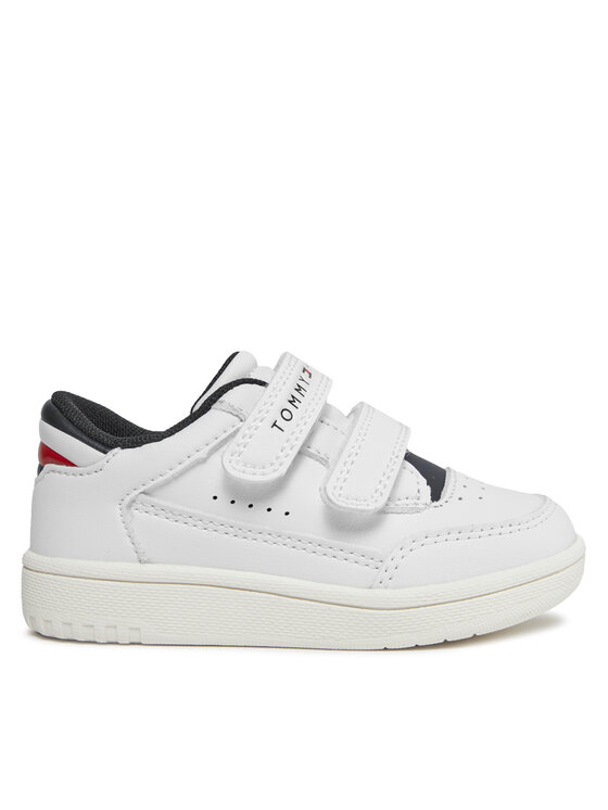 Tommy Hilfiger Tommy Hilfiger Αθλητικά Stripes Low Cut Velcro Sneaker T1X9-33339-1355 M Λευκό
