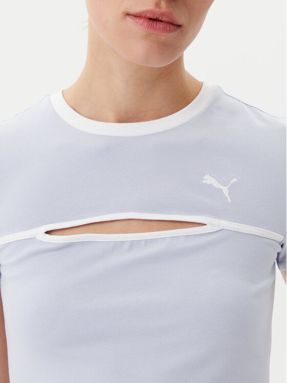 Puma Puma Každodenné šaty Ess Cut-Out 629769 Modrá Slim Fit