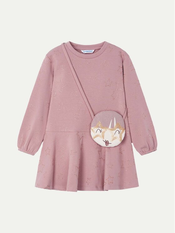Mayoral Mayoral Трикотажна сукня 4931 Рожевий Regular Fit