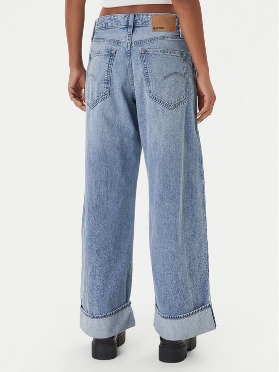 G-Star Raw G-Star Raw Jeansy Roxx D28394-D536 Světle modrá Wide Leg