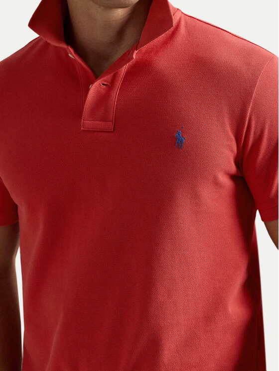 Polo Ralph Lauren Polo Ralph Lauren Poloshirt 710536856443 Rot Slim Fit
