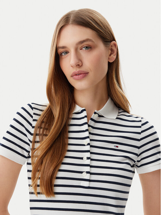Tommy Jeans Tommy Jeans Každodenné šaty DW0DW20383 Tmavomodrá Regular Fit