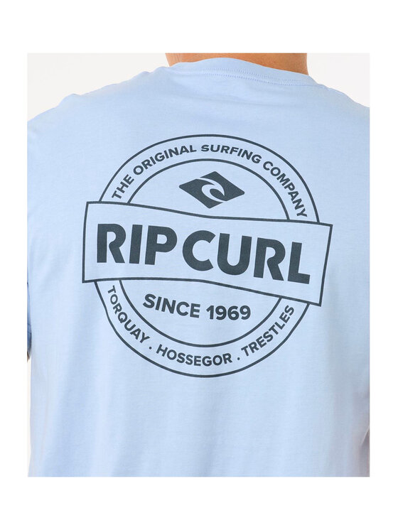 Rip Curl Rip Curl T-Shirt Staple Tee Błękitny Standard Fit