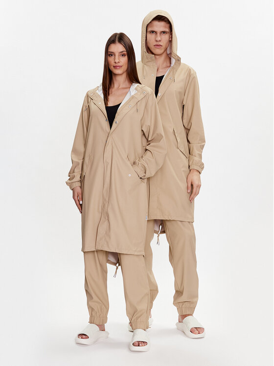 Rains Rains Lietus jaka 18140 Bēšs Casual Fit