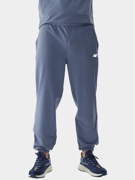 4F 4F Pantaloni da tuta 4FWAW24TTROM1263-32S Blu scuro Regular Fit
