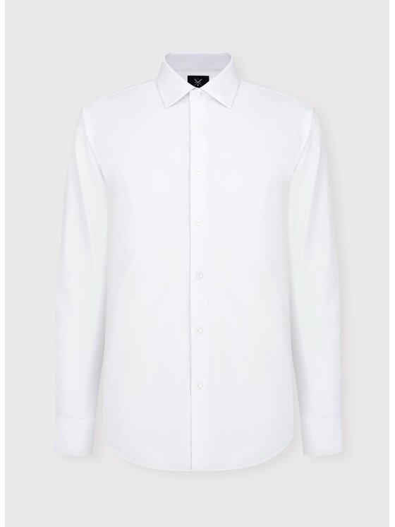 Pako Lorente Pako Lorente Koszula P000B-1X-009 Biały Regular Fit