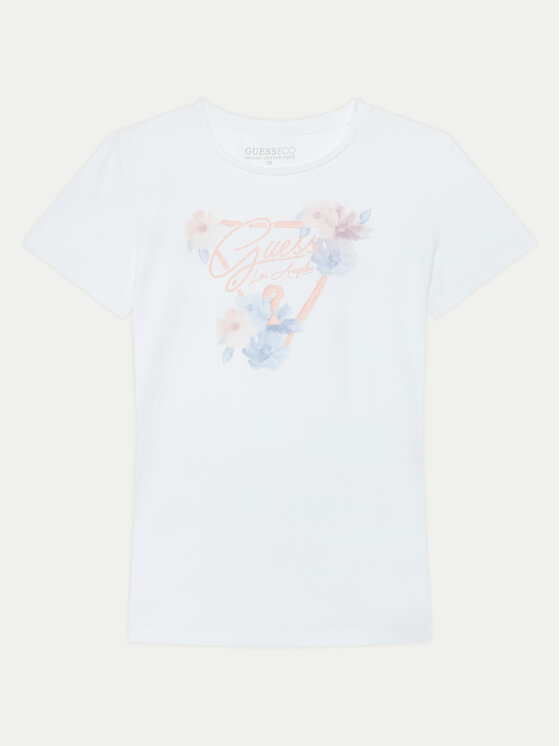 Guess Guess Футболка J5RI22 K6YW4 Білий Regular Fit