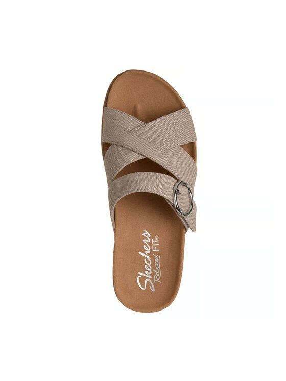 Skechers Skechers Klapki 119870 TPE Beżowy