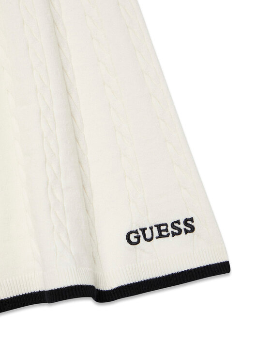 Guess Guess Fustă J6RD22 Z4652 Écru Regular Fit