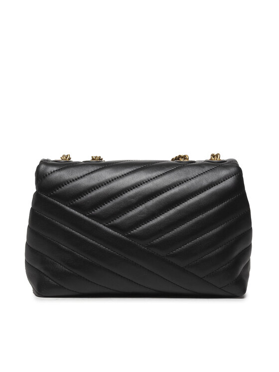 Tory Burch Tory Burch Borsetta Kira Chevron Small Convertible 90452 Nero